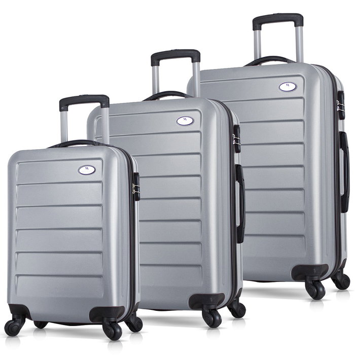 Zoozie Bags Juego de maletas de 3 piezas Gris Zoozie Bags Juego de maletas de 3 piezas Gris